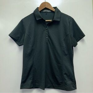 Women's Black Polo Golf Shirt size L